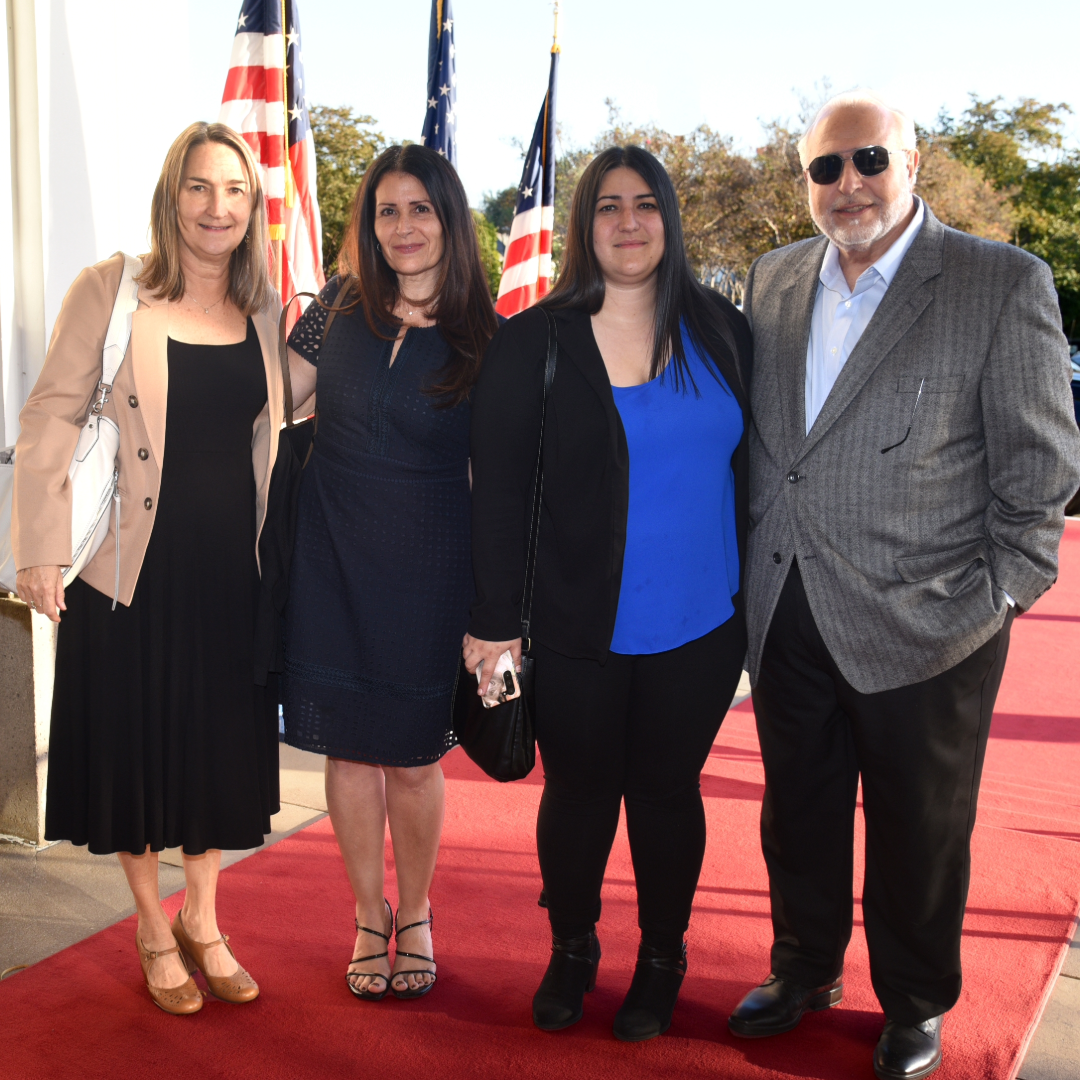 Tanya, Alysha, Lyndsi, and Chris Loumakis attend the 2025 Orange County Community ICON Awards, celebrating philanthropic leadership and community impact.